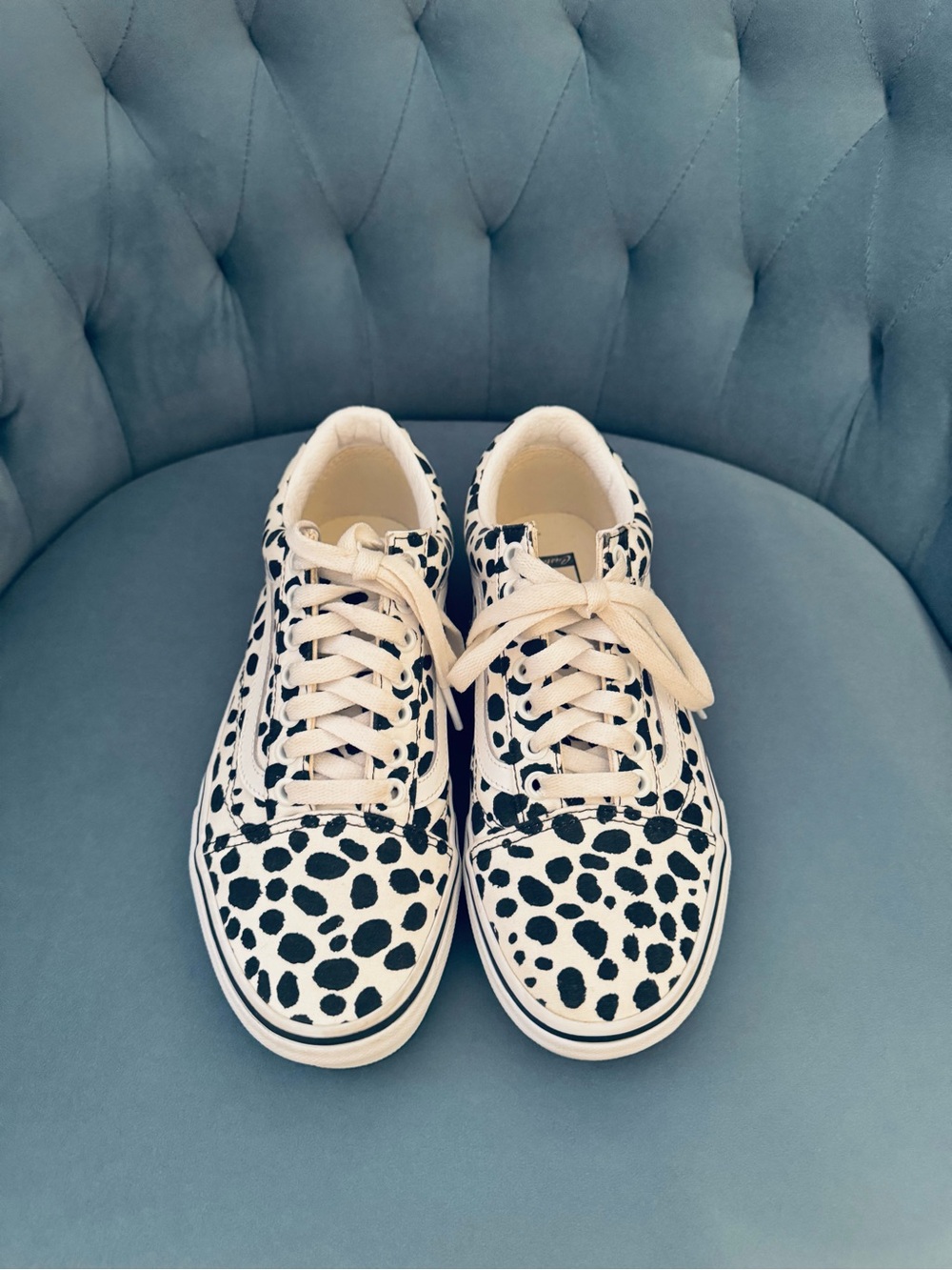 Vans Custom Old Skool Print Sneakers Size 8
